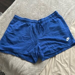 blue nike shorts